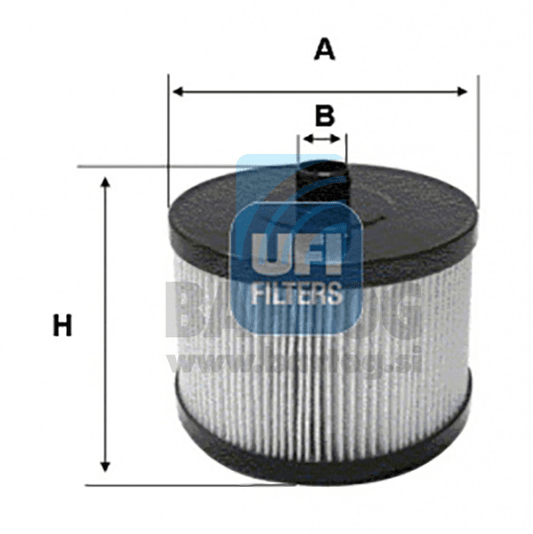 FILTER GORIVA UFI 26.022.00