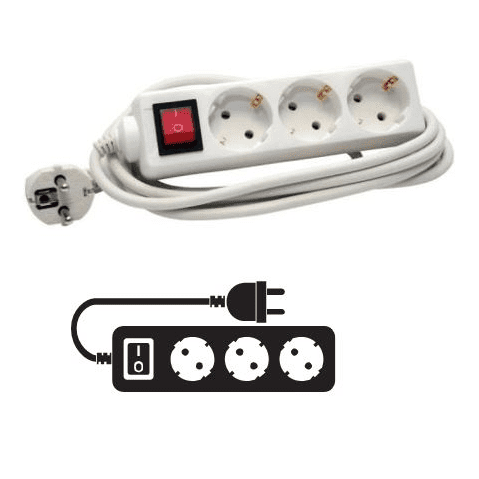 KABEL ADAPTER KLAN 3V/5M 1.5 + PREKIDAČ