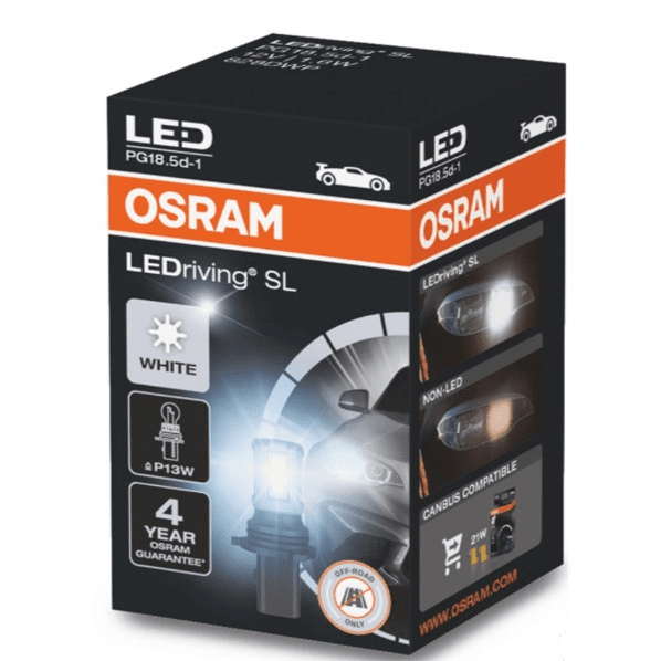 LED ŽARULJA OSRAM 828DWP 12V 1.6W P13W 6000K PG18.5D-1 LEDRIVING