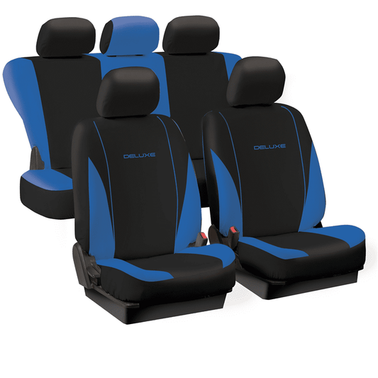 DELUXE NAVLAKA ZA SJEDILA PLAVA/CRNA 11 KOM