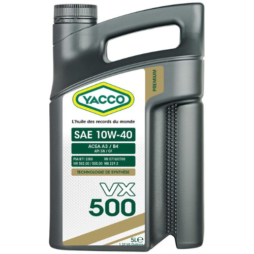 ULJE YACCO VX 500 10W40 5L