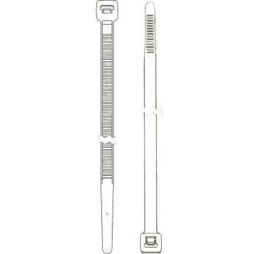 VEZICE 160X2.5 BIJELE 100 KOM BB25160 INDEX