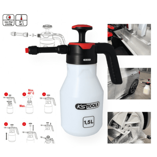RASPRŠIVAČ PJENE S TLAČNOM PUMPOM, 1,5 L 150.8271 KS TOOLS