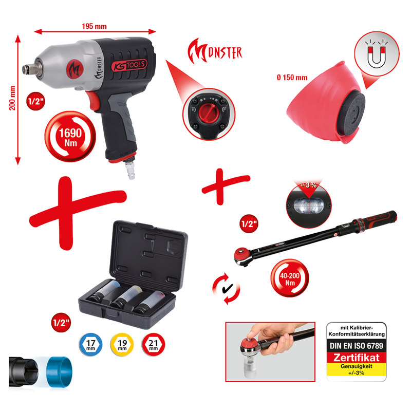 POSEBNO PAKIRANJE ZA VULKANIZERE 515.2025, 6-DIJELNI KS ALAT UKLJUČUJE NETO CIJENU 515.1210