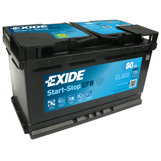 AKUMULATOR EXIDE EFB EL800 80AH D+ 720A(EN) 315X175X190 = EFB >>> GLEDAJ ID 282556 <<