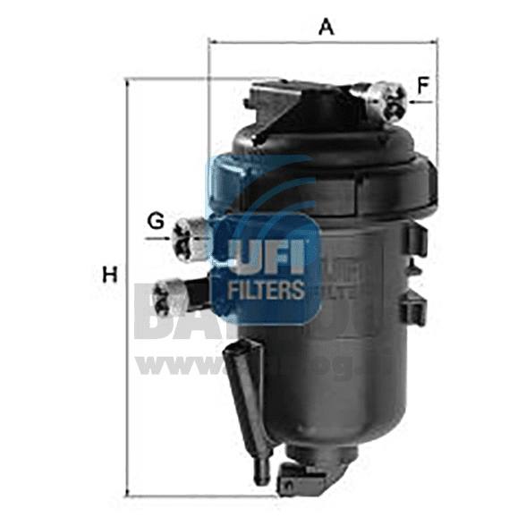FILTER GORIVA UFI 55.114.00