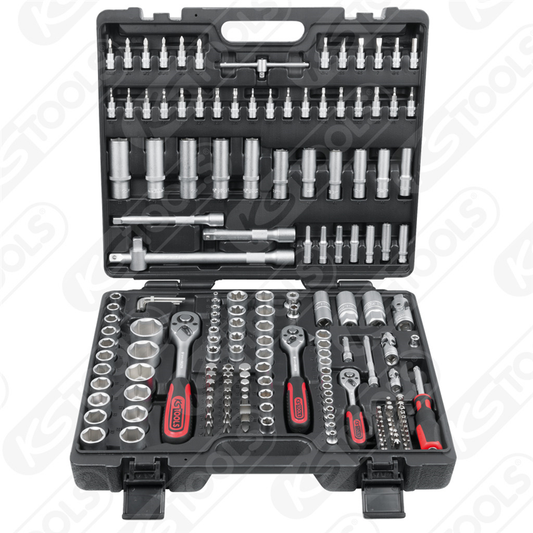 1/4" + 3/8" + 1/2" SET NASADNIH KLJUČEVA, 179 KOMADA 917.0779 KS ALATI