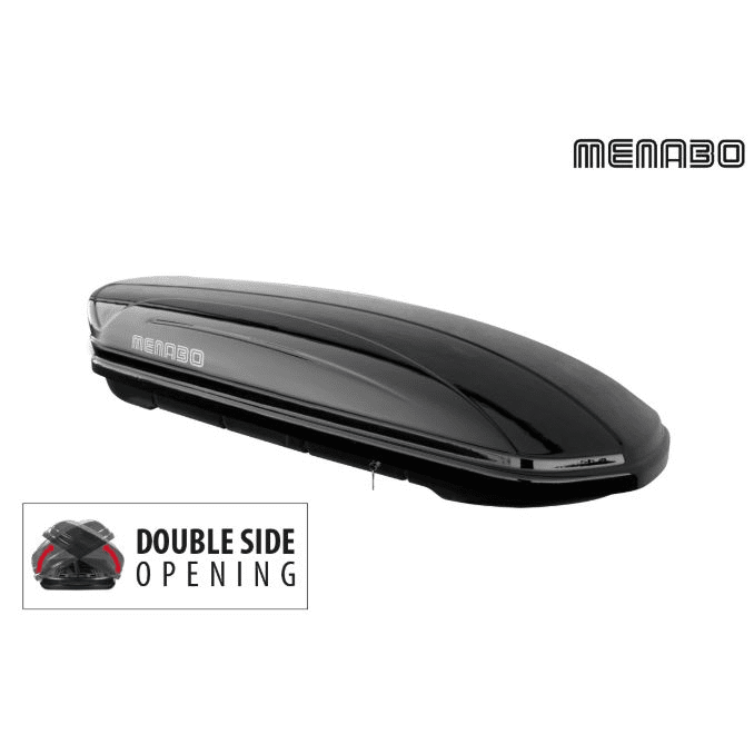 KROVNA KOVČEG MANIA 460 DUO ABS CRNI MENABO