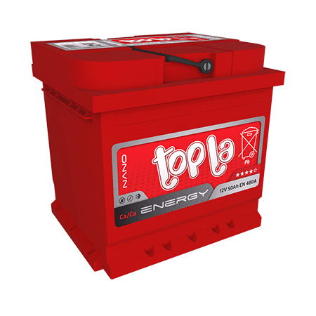 BATERIJA TOPLA 50AH D+ 450A(EN) 207X175X175, (RC80)