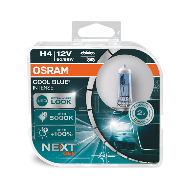ŽARULJA OSRAM 64193CBN-HCB 12V 60/55W H4 COOL BLUE INTENSE LED LOOK (2 KOM.)