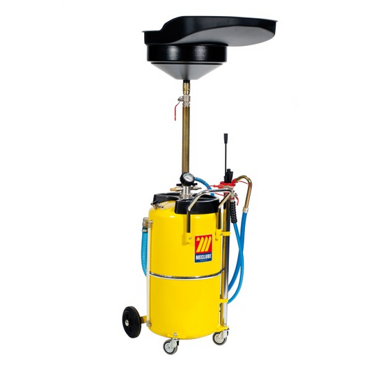 SPREMNIK ZA ULJE OD 20 L, ROTIRAJUĆI, SA 10 SONDA ZA USIS ULJA, MECLUBE PNEUMATSKI OTVOR