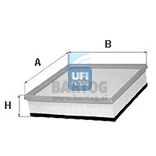 FILTER ZRAKA UFI 30.244.00