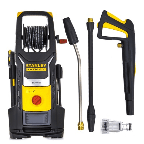 VISOKOTLAČNI ČISTAČ STANLEY FATMAX SXFPW25E 150 BAR, 220V, 2.5KW, 450L/H, INDUKCIJSKI MOTOR, BAKAR