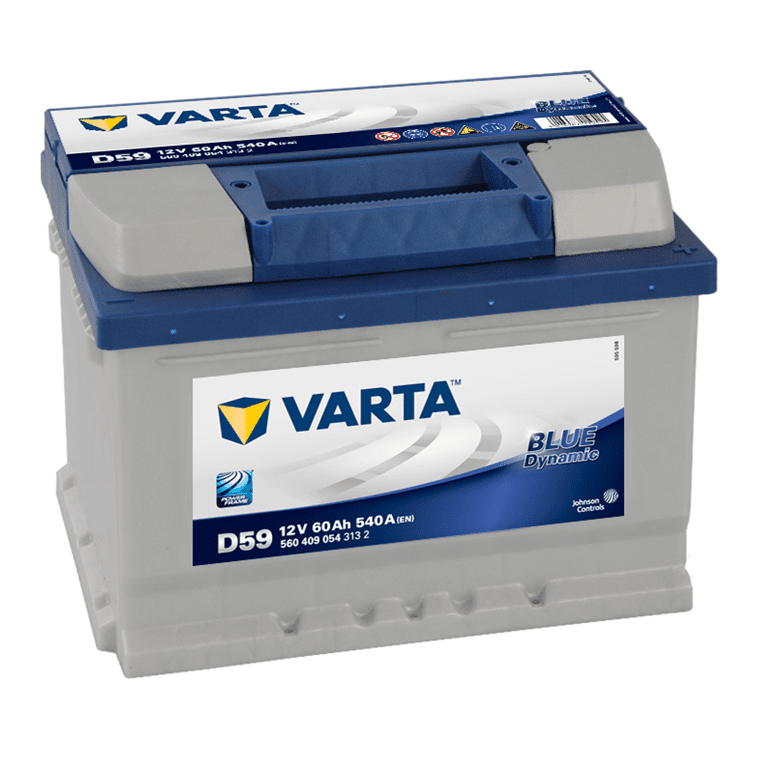 BATERIJA VARTA D59 60AH D+ 540A(EN) 242X175X175, 560409054
