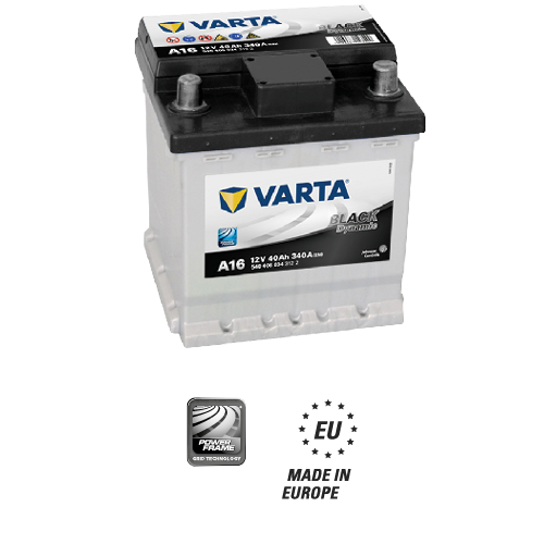 BATERIJA VARTA A16 40AH D+ 340A(EN) 207X175X190