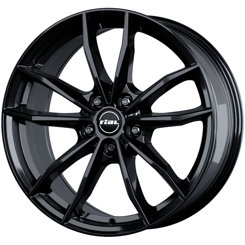 FELGE A16 5x112 ET52 7,0x16 RIAL X12 ECE crna 66,5 (BMW 1er (F40) 2019-, 2er Active/Gran Tourer (F45/F46)