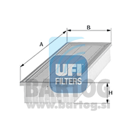 FILTER ZRAKA UFI 30.158.00