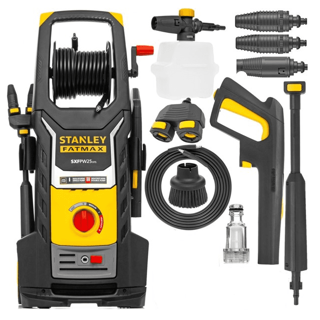VISOKOTLAČNI ČISTAČ STANLEY FATMAX SXFPW25DTS 150 BAR, 220V, 2.5KW, UNIVERZALNI MOTOR, ALUMINIJ