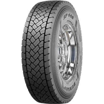 TOVORNE GUME 315/80R22.5 156L/154M SP446 DUNLOP POG. MS 3PMSF