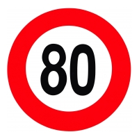 NALJEPNICA OGRANIČENJA 80 (MA-JA GRAPHICS)