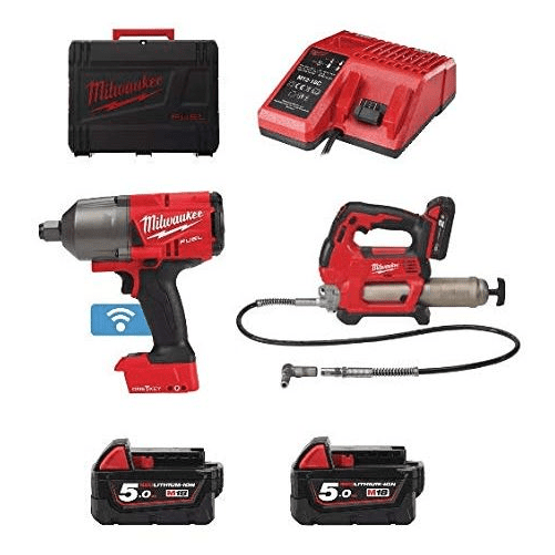 BATERIJSKI UDARNI VIJAK M18 ONEPP2W-502X MILWAUKEE SET UKLJUČUJE: M18 ONEFHI UDARNI ODVIJAČ