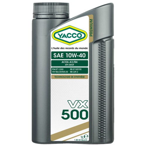 ULJE YACCO VX 500 10W40 1L