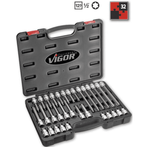 SET TORX BITOVA U KUTIJI VIGOR V1917, 135350