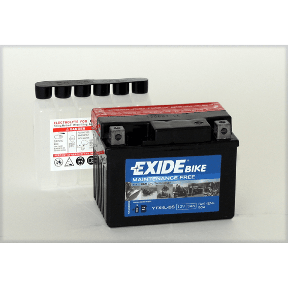 AKUMULATOR EXIDE ETX4L-BS D+ 3AH 40A(EN) 113X70X85 = ET4L-BS
