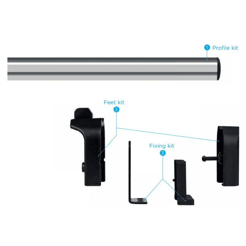 KROVNI NOSAČ - ŠIPKE ALU PROFESSIONAL L 135CM MENABO 000084300000