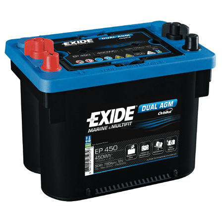 AKUMULATOR EXIDE EP450 50AH L+ 750A(EN) 260X173X206, 450WH AGM