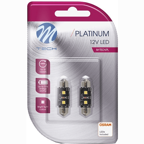 2X ŽARULJA LED 12V 2,8W C5W 41MM S CANBUS SV8.5 MTECH