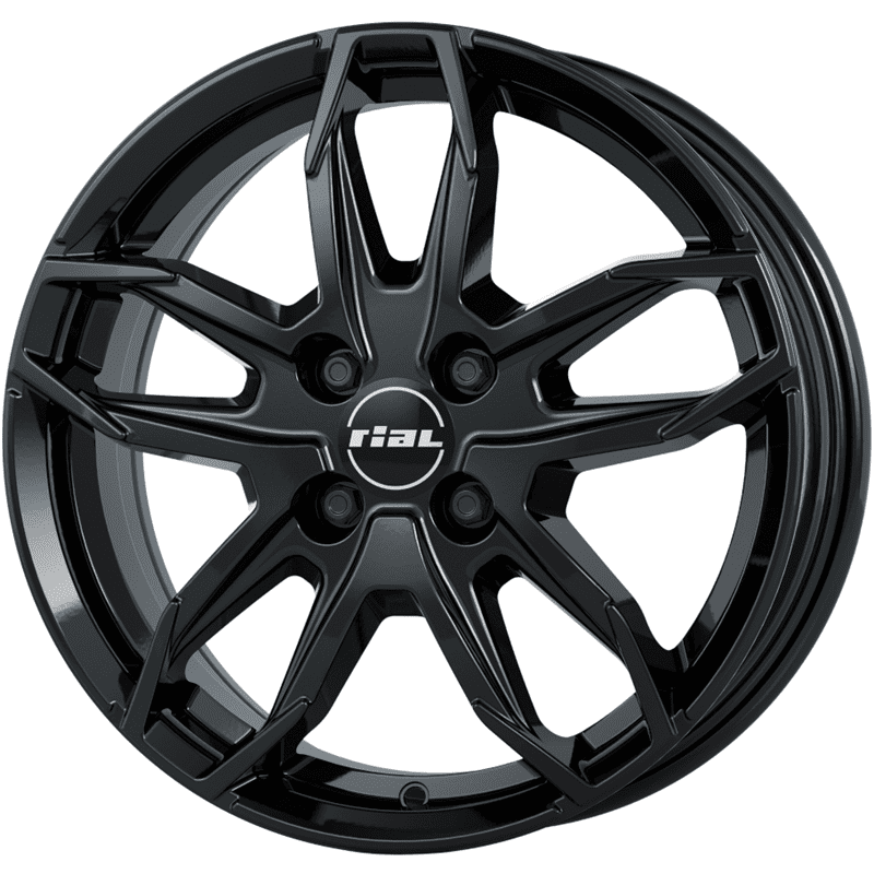 FELGE A16 4X98 ET37 6,5X16 RIAL LUCCA CRNI 58,1 (ALFA, CITROEN NEMO, FIAT, FORD KA, LANCIA, PEUGEOT BIPPER