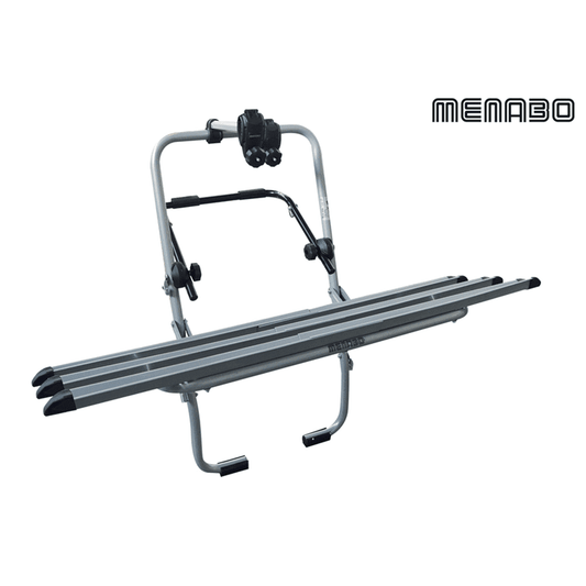 NOSAČ ZA PRIJEVOZ GUMA STRAGA STEELBIKE 3 3 FELGE STOJEČE, PRIČVRSTITI NA ZADNJA VRATA MENABO