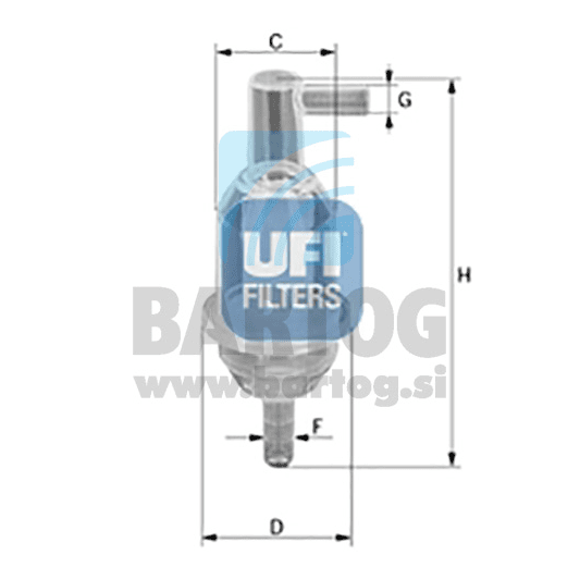 FILTER GORIVA UFI 31.013.00 - 1 KOM
