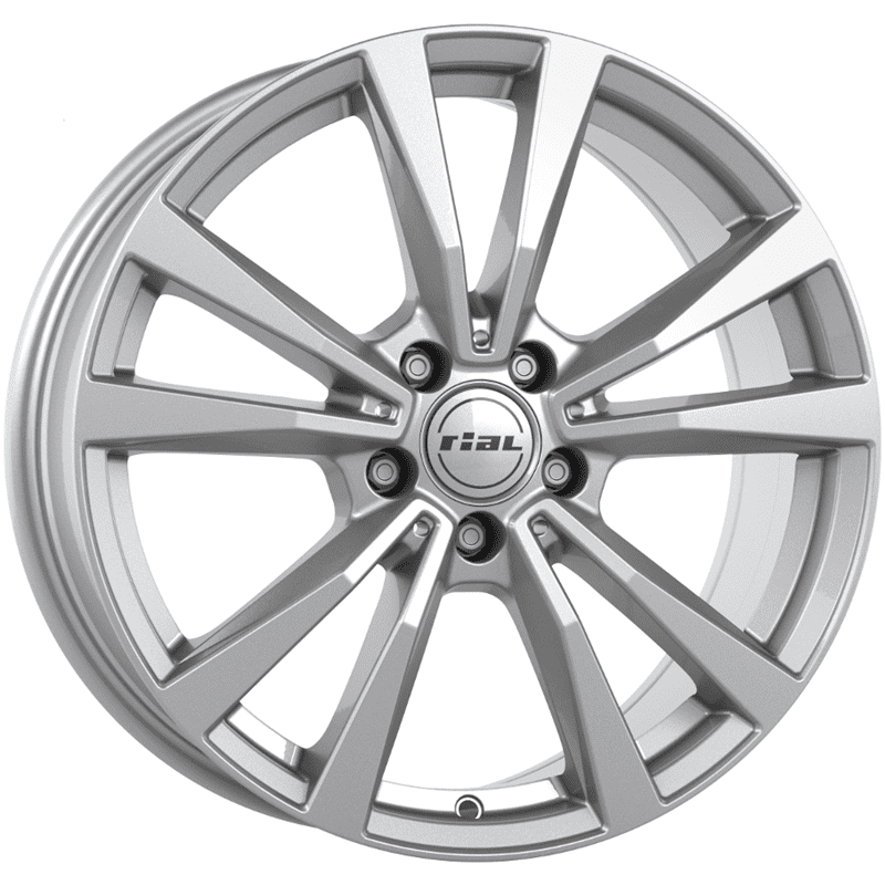 FELGE A17 5x112 ET48.5 7.0x17 RIAL M12 ECE srebrna 66.5 (Audi, MB A-klasa, B-klasa, C-klasa, C-klasa