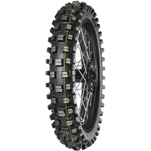 moto gume 110/90-19 62R TerraForce - EX XT Super  (R) TT Mitas / rumena črta