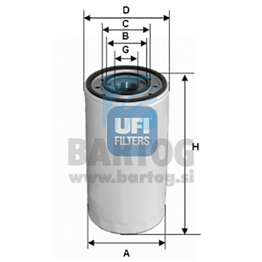 FILTER OLJA UFI 23.305.00