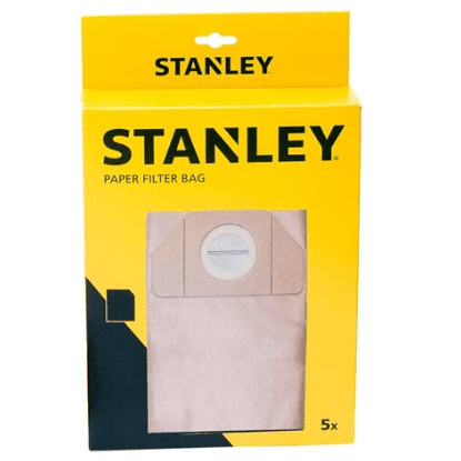 FILTER VREĆICE ZA USISAVAČ STANLEY 25-30L (5KOM) 41857 ZA SXVC25PTDE SXVC30XTDE PAPIRNA FILTER VREĆICA 30L (