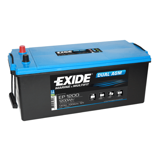 AKUMULATOR EXIDE EP1200 140AH L+ 700A(EN) 513X189X223, 1200WH