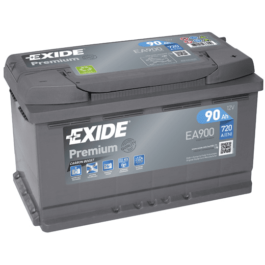 BATERIJA EXIDE PREMIUM EA900 90AH D+ 720A(EN) 315X175X190 90AH