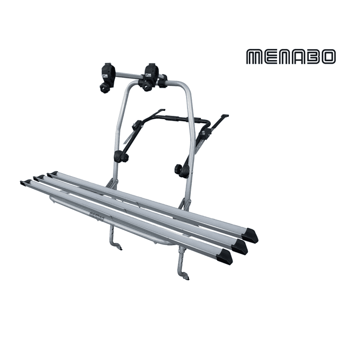 NOSAČ ZA PRIJEVOZ GUMA STRAGA LOGIC 3, 3 FELGE STOJEČE, PRIČVRSTITI NA ZADNJA VRATA MENABO