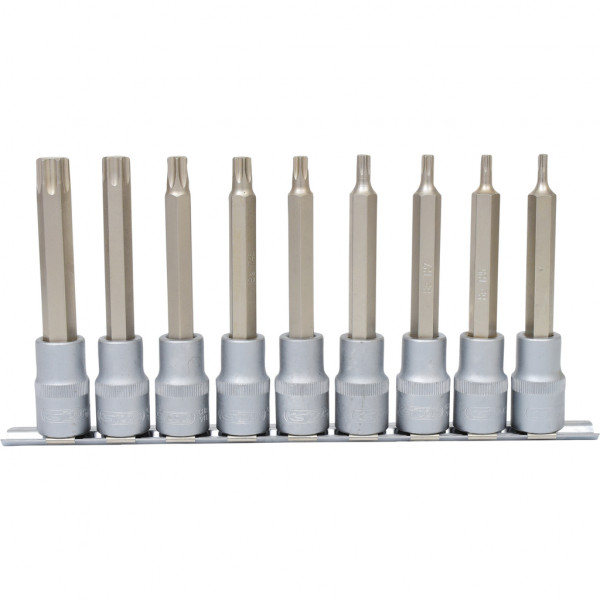 1/2" TX SET ČAHURI, DUGI, 9-DIJELNI, T20-T60 911.1520 KS TOOLS