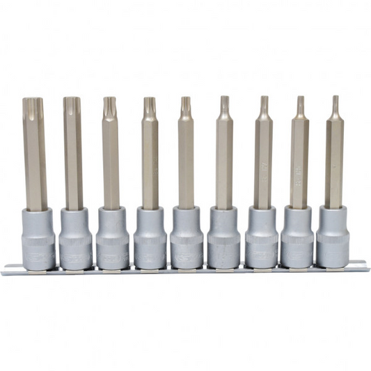 1/2" TX SET ČAHURI, DUGI, 9-DIJELNI, T20-T60 911.1520 KS TOOLS