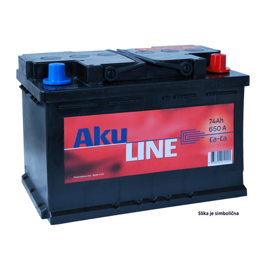 Akumulator AKU Line 74Ah D+ 650A 278x175x190