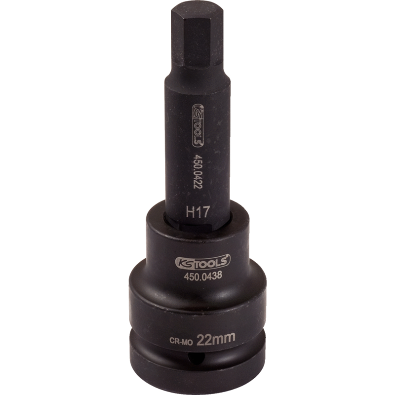 3/4" ULOŽAK ZA STRONG DRIVE, imbus, DUGI, 17MM 450.0461 KS TOOLS