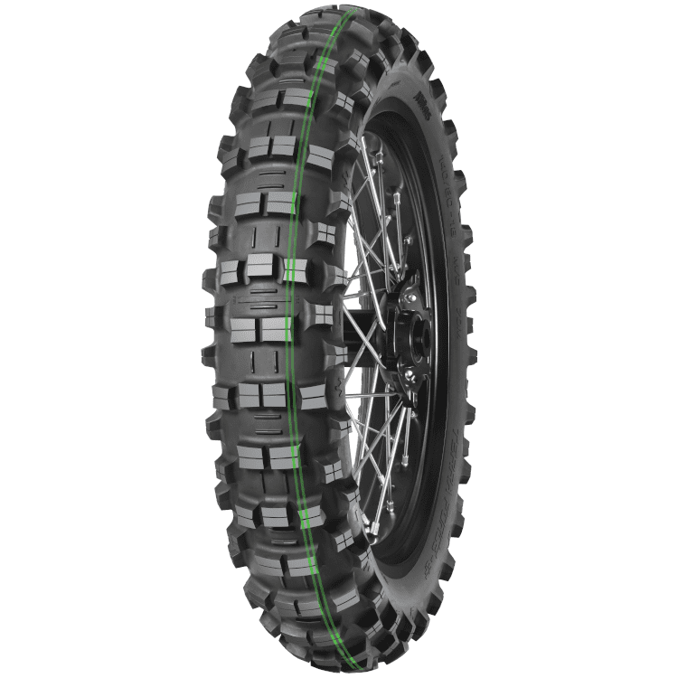 MOTO GUME 140/80-18 70M TERRAFORCE - EF SUPER SOFT (R) TT MITAS / 2 ZELENI ČRTI