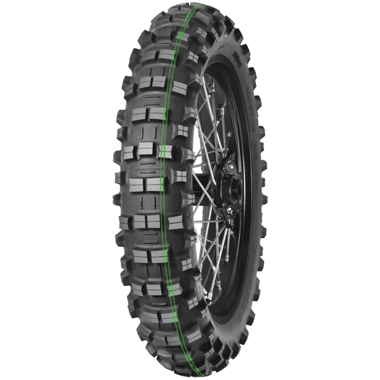 MOTO GUME 140/80-18 70M TERRAFORCE - EF SUPER SOFT (R) TT MITAS / 2 ZELENI ČRTI