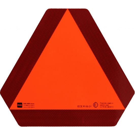 PLOČA - NALJEPNICA ECE 69.01 ZA OZNAČAVANJE TRAKTORA, SPORIH VOZILA