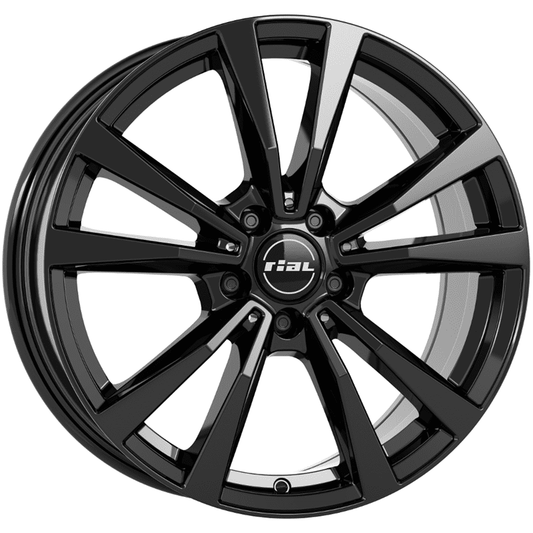 FELGE A17 5x112 ET40 7,5x17 RIAL M12 ECE crna 66,5 (Audi, Infiniti Q30, MB A-Klasse, B-Klasse, C-Klasse,