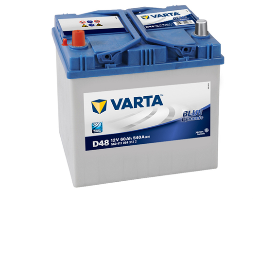 AKUMULATOR VARTA D48 60AH L+ 540A(EN) 232X173X225